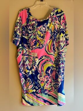 Lilly Pulitzer Blue, Pink and Lime Dress 🐚🌴☀️🌊🏖️🩷💙💚